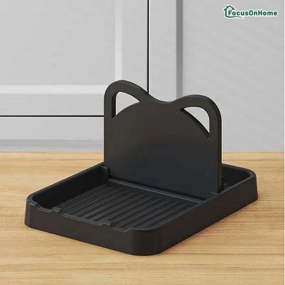 Support multifonction pliable pour couvercles de casseroles et de poêles