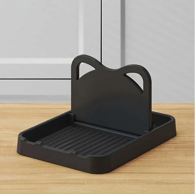 Support multifonction pliable pour couvercles de casseroles et de poêles